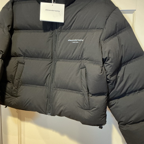 NWOT Alexander Wang Black Puffer Jacket, Size S - Picture 4 of 8